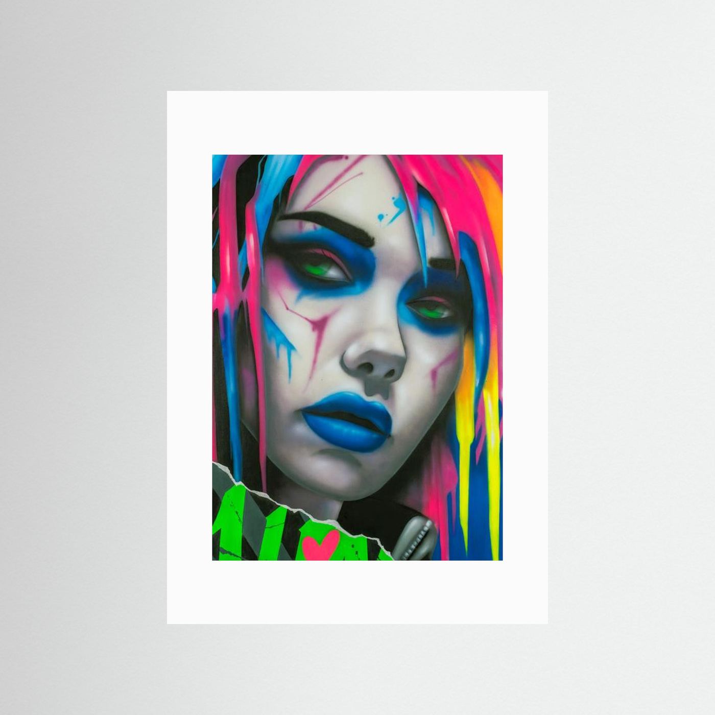 Neon Punk Graffiti
