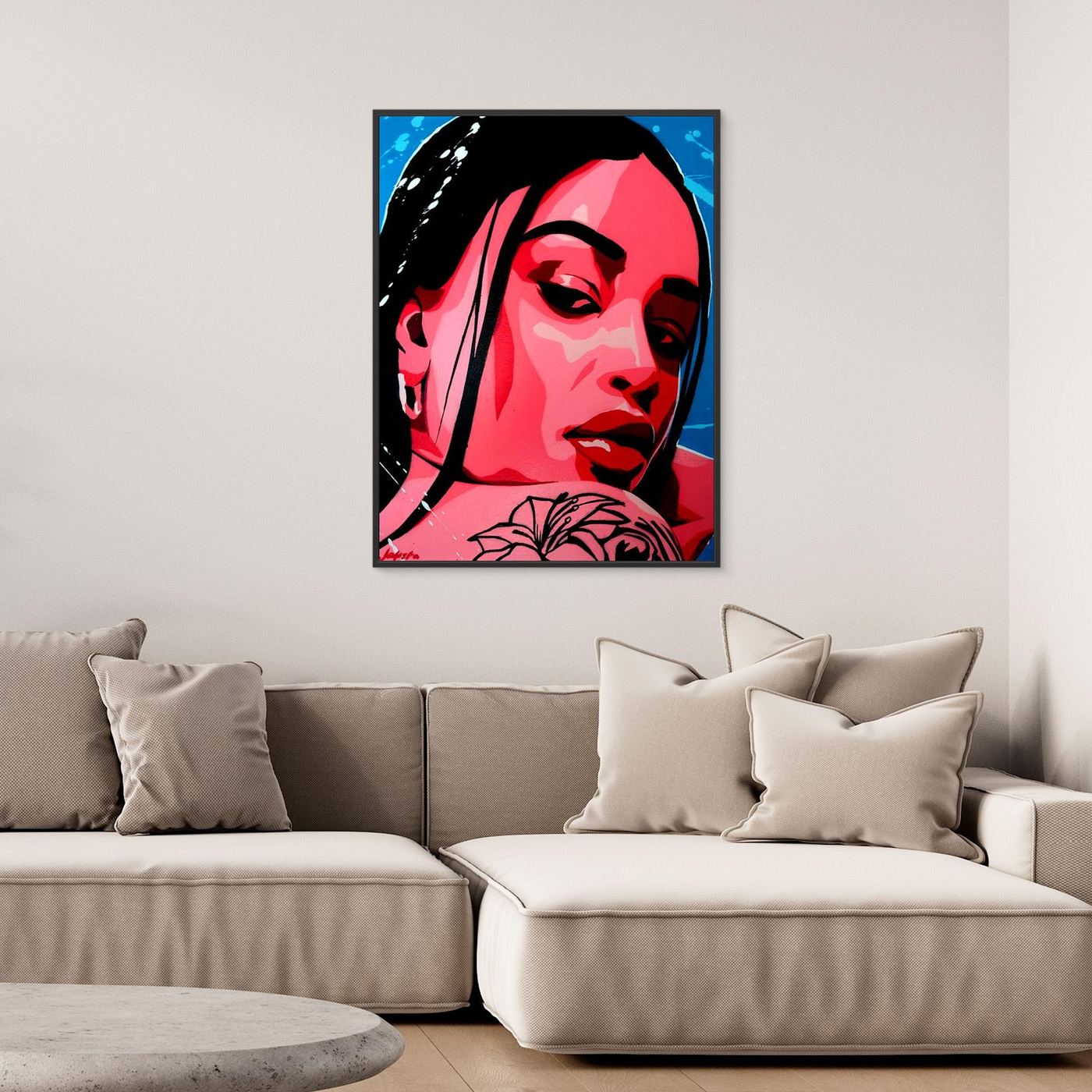 Pretty Latina Girl Canvas Print