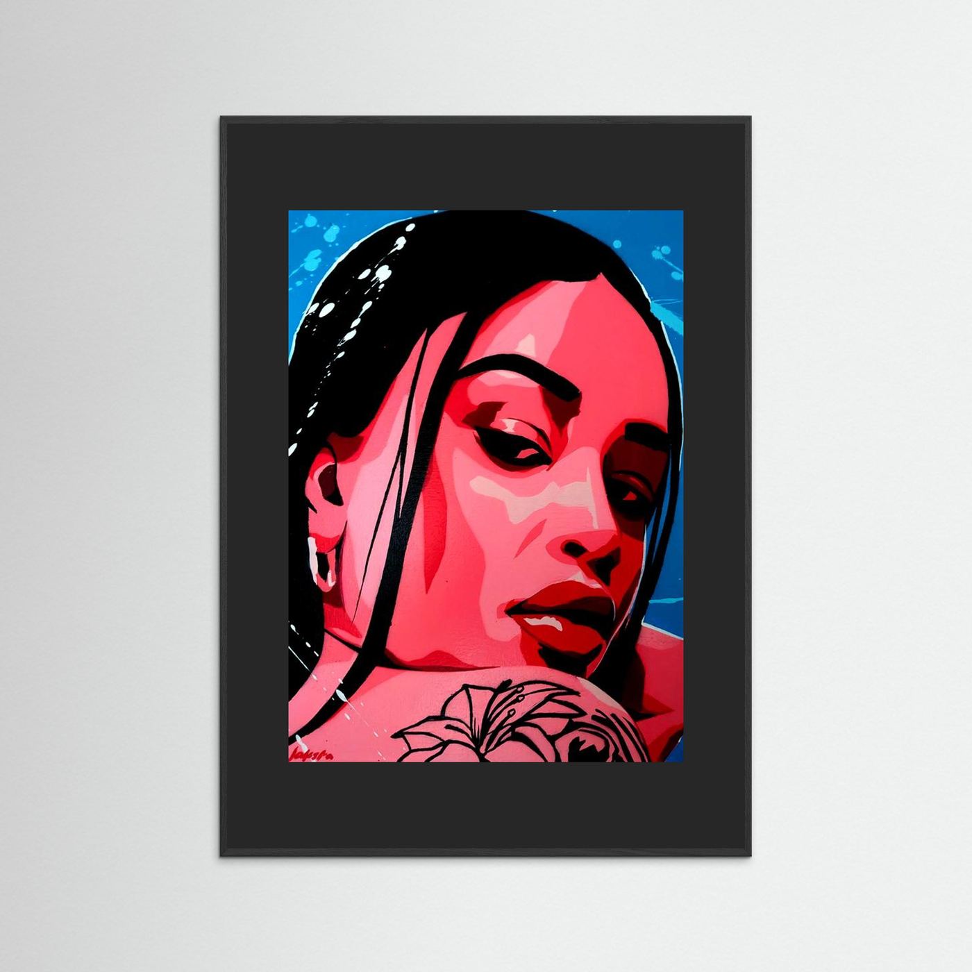 Pretty Latina Girl Art Print