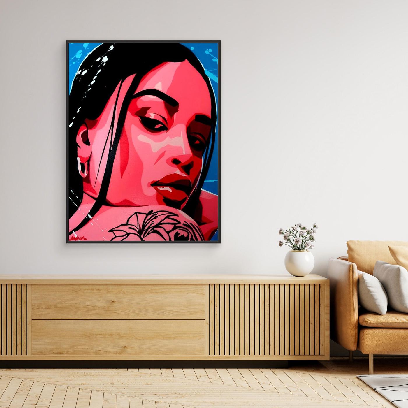 Pretty Latina Girl Canvas Print