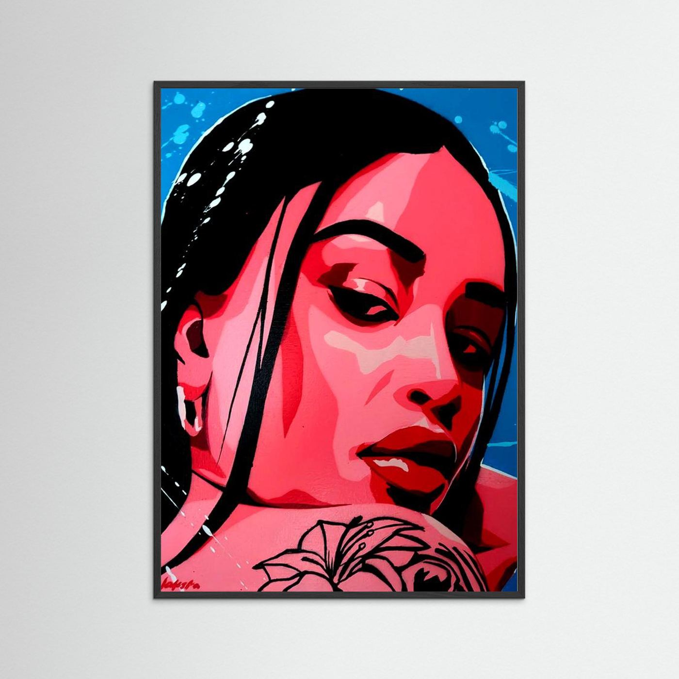 Pretty Latina Girl Art Print