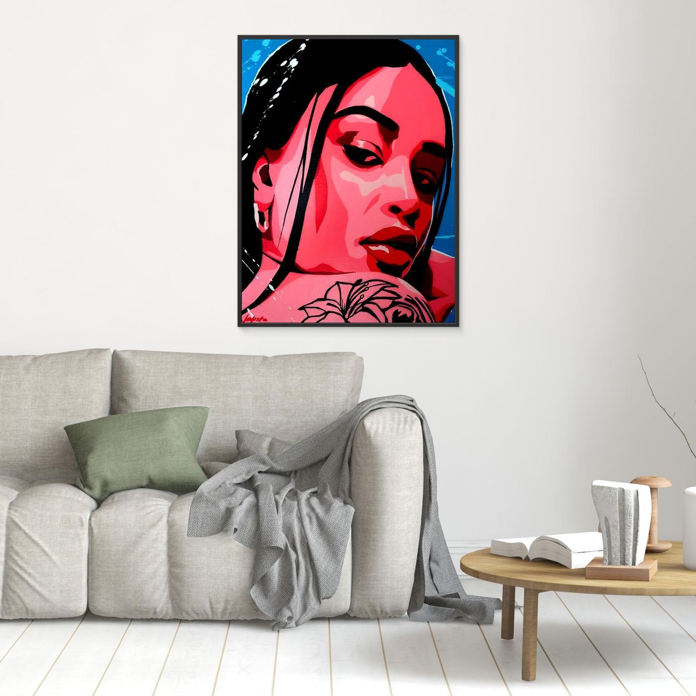 Pretty Latina Girl Canvas Print