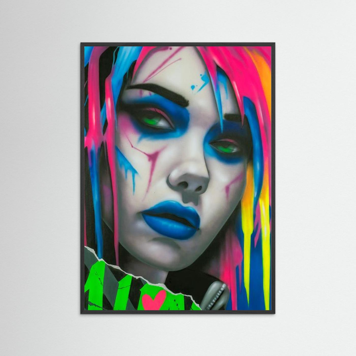Neon Punk Graffiti